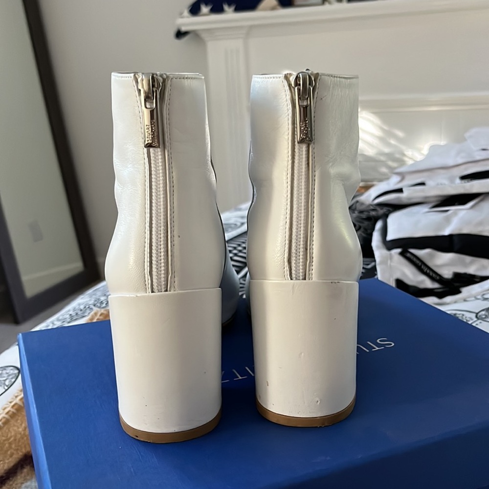 White Stuart Weitzman Boots - image 3